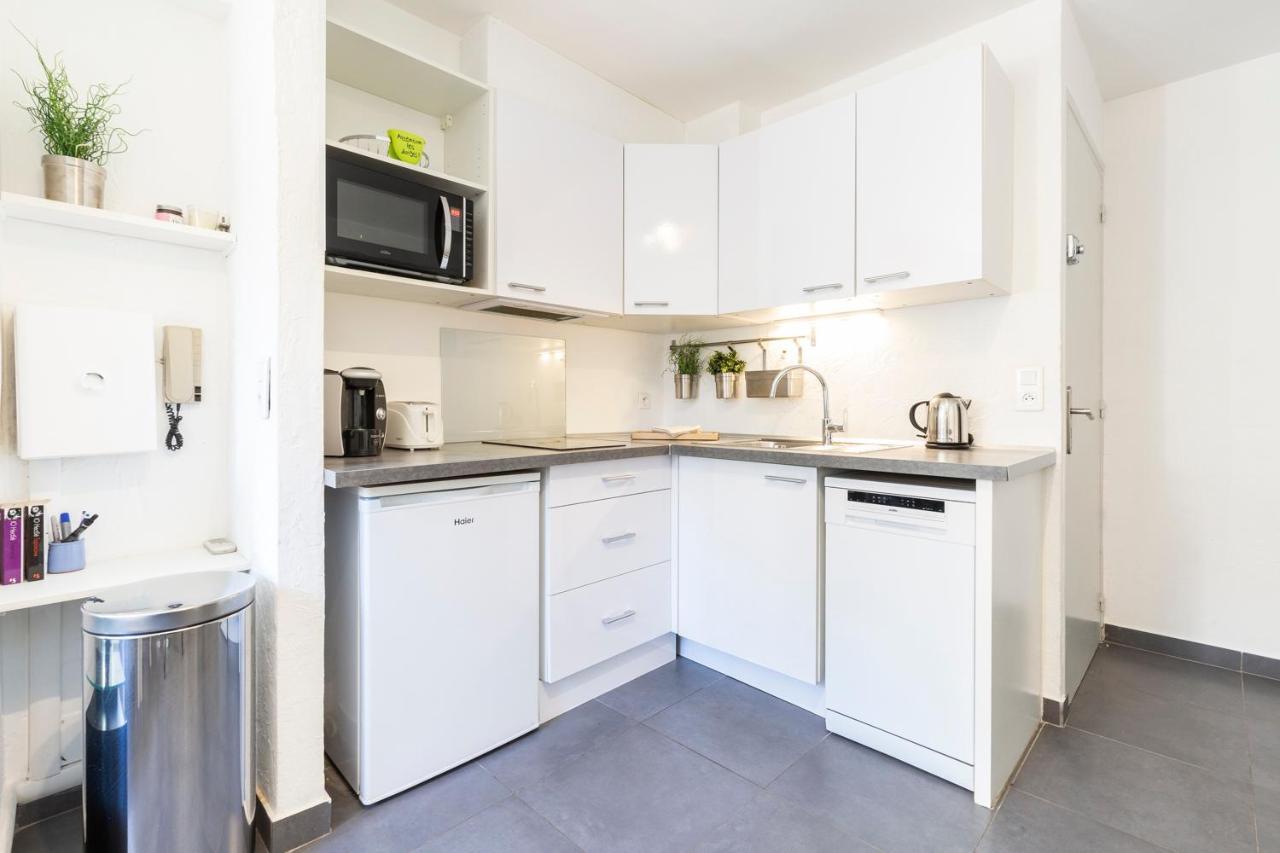 Chez Dominique - 1 Chbre 2-4Pers Centre Antibes Migrainier Ancien With Ac Apartment ภายนอก รูปภาพ