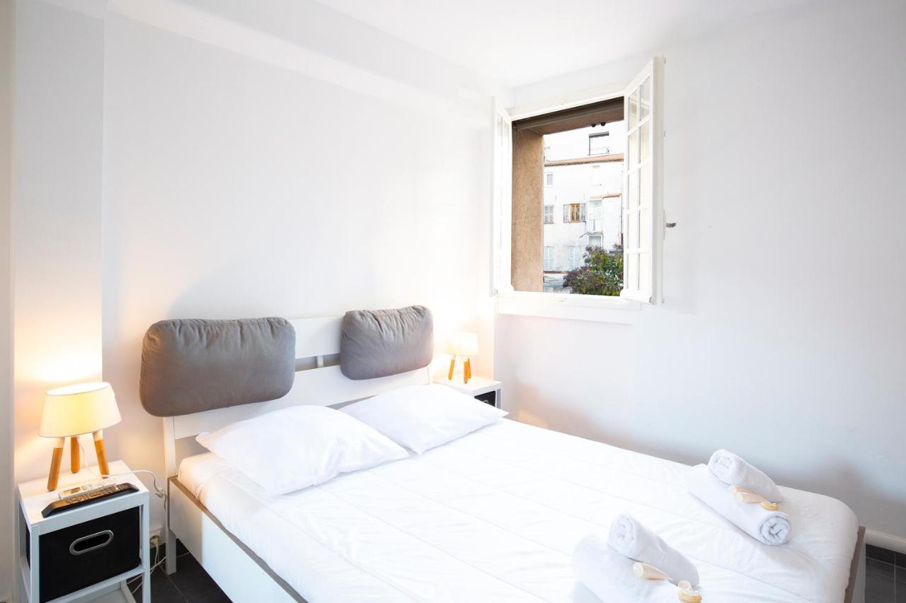 Chez Dominique - 1 Chbre 2-4Pers Centre Antibes Migrainier Ancien With Ac Apartment ภายนอก รูปภาพ
