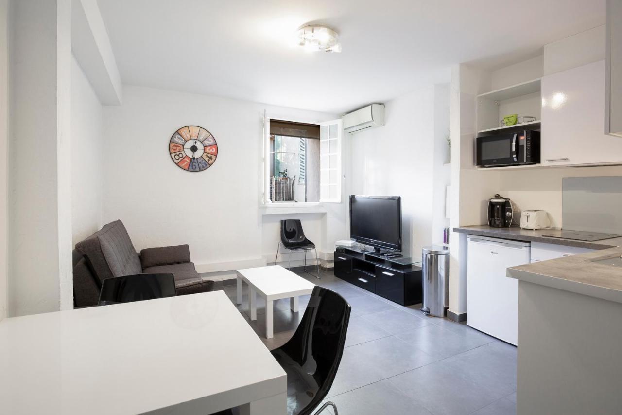 Chez Dominique - 1 Chbre 2-4Pers Centre Antibes Migrainier Ancien With Ac Apartment ภายนอก รูปภาพ
